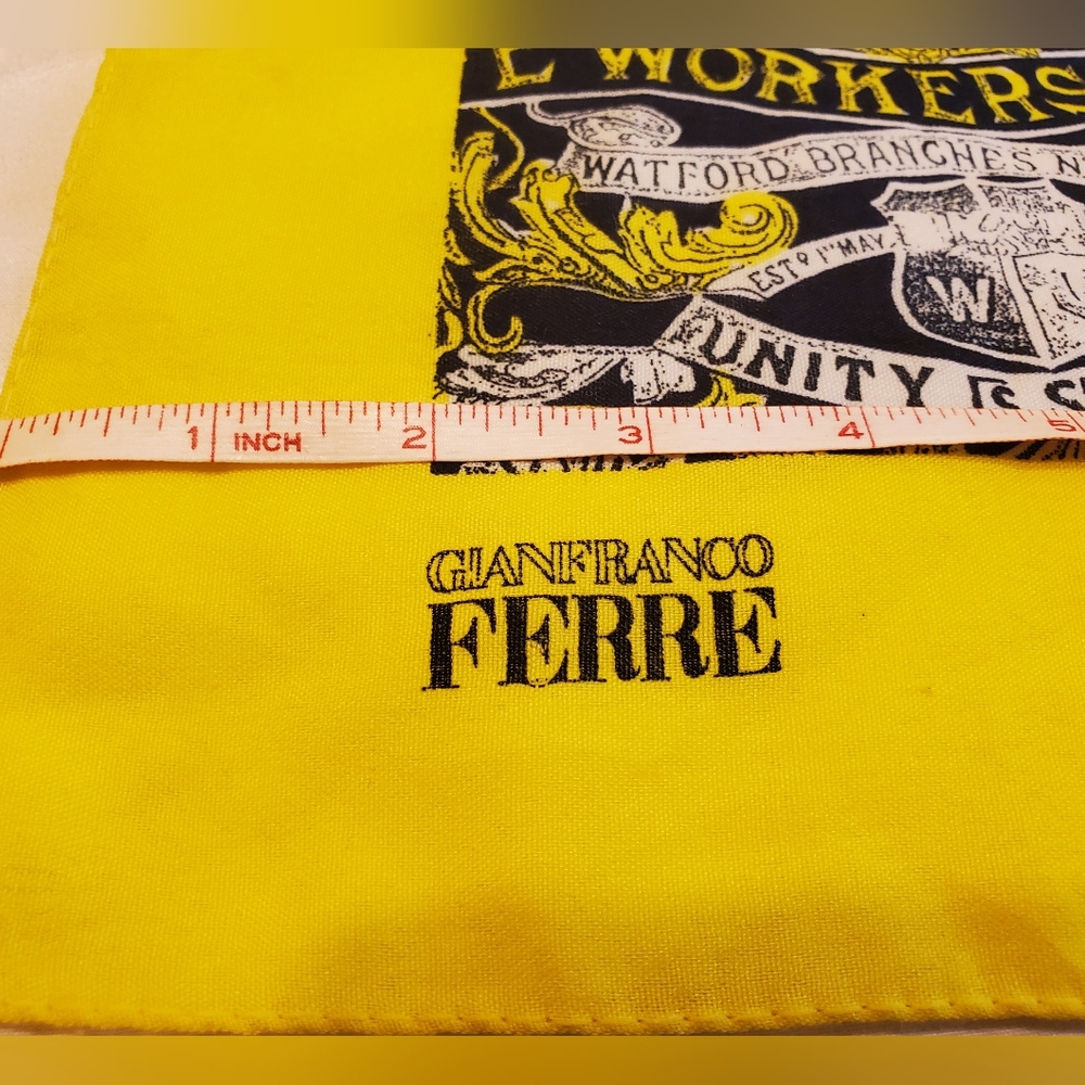 Gianfranco Ferre Workers Union Scarf - Picture 3 of 10